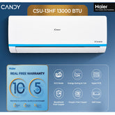Candy - The Italian Style by Haier 1 Ton Heat & Cool DC Inverter Air Conditioner - CSU-13HF - High Efficiency Inverter - Energy Saving - Eco-Environment