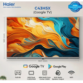 Candy - The Italian Style by Haier -New Launch - 43 - C43H5X - Google TV - Bazel Less