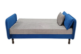 Checker Sofa Cum Bed (Available on Easy Installments) - Blue