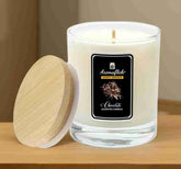 Chocolate Scented Candle in Glass Jar