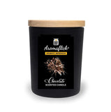 Chocolate Scented Candle in Black Glass – Luxurious & Decadent Aroma