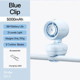 JisuLife Stroller Fan Life 4 Baby Clip Fan
