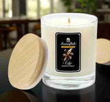 Coffee Scented Candle in Glass Jar
