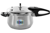 Arshia Premium Stainless Steel Pressure Cooker 24cm With Aluminium Base