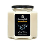 Cool Water Scented Candle in Hexagonal Jar