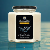 Cool Water Scented Candle in Hexagonal Jar
