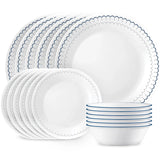 Corelle 18 PCS DINNER SET CASPIN (1147837)1X18 CORELLE DTCM