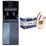 Crown 2 Tap Water Dispenser 100% Imported Quality + SG Deluxe Automatic Iron