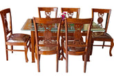 Dark Chocolate Dinning Table (On 24 Months Installment)