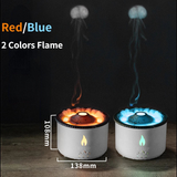 Volcano Humidifier | Flame Air Diffuser Volcano Humidifier For Room | Wireless Humidifier | Aromatherapy Volcano Diffuser