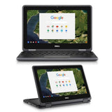Dell | Chromebook 3189 | 32GB Storage | 4GB RAM | Touch Screen | 11.6 Inches Screen | Play Store Supported | Rotatable Screen | Chromebook (Refurbished With Original Charger Included _ Without Box)
