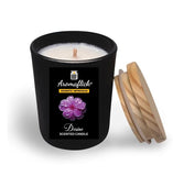 Desire Scented Candle in Black Glass – Bold & Luxurious Scent