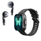 2.01" Headset 2 in 1 Smart Watch BT Call Blue Tooth Headphones Watches Heart Rate Sport Fitness Bracelet TWS Earphone Smartwatch