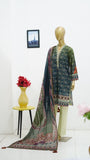 Surmawala Lawn | Printed Fabric 3 Piece Unstitched Collection - (Article 5)