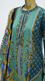 Surmawala Lawn | Printed Fabric 3 Piece Unstitched Collection - (Article 11)