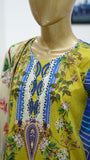 Surmawala Lawn | Printed Fabric 3 Piece Unstitched Collection - (Article 12)