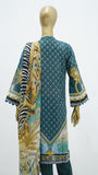 Surmawala Lawn | Printed Fabric 3 Piece Unstitched Collection - (Article 11)
