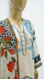 Surmawala Lawn | Printed Fabric 3 Piece Unstitched Collection - (Article 13)