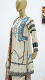 Surmawala Lawn | Printed Fabric 3 Piece Unstitched Collection - (Article 13)