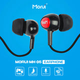 Morui Handfree - MH-05 High-End Dynamic In-Ear Earphone Compatible With All Mobile Phones