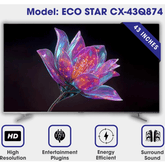 ECOSTAR LED 43″ CX-43Q874 4K UHD SMART QLED TV