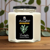 Eucalyptus Scented Candle in Hexagonal Jar