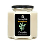 Eucalyptus Scented Candle in Hexagonal Jar