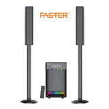 FASTER XB8000 SOUNDBAR WITH SUBWOOFER 90W, BLUETOOTH SPEAKER