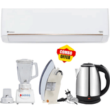 Dawlance Air Conditioner Frost Inverter 20 DC Inverter 1.25 Ton Split AC Cool Only 14000 BTU + Free Electric Kettle + Free 2 in 1 Blender + Free Iron