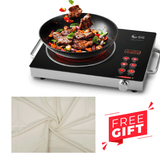 SG Professional Infrared Cooker 8019 - LED Display & Micro Crystal Plate + Free Surmawala Gents Unstitched Wash & Wear Suit