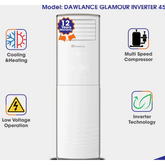 Dawlance 2 Ton Inverter Floor Standing Air Conditioner Glamour 45FS Heat and Cool