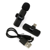 Morui 2 In 1 Mic (GM-H9) - Wireless Microphone 2 In 1 (Compatible With Both I Phone & Type C)