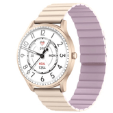 KIESLECT LORA LADY SMART CALLING WATCH GOLD MAGNETIC STRAP
