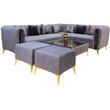 Gappoo L-Shape Sofa Set (Available on Easy Installments)