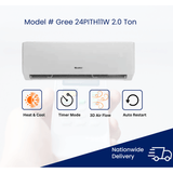 Gree 2.0 Ton GS-24PITH11W White Pular Series Inverter Heat And Cool Split Air Conditioner