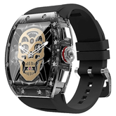 Green Lion Carlos Santos Smart Watch, Magnetic Charging, IP67 Waterproof, 1.57 Inch Display, Bluetooth:BT3.0, Battery:290 mAh (Black)