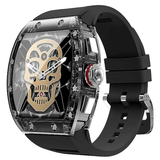 Green Lion Carlos Santos Smart Watch, Magnetic Charging, IP67 Waterproof, 1.57 Inch Display, Bluetooth:BT3.0, Battery:290 mAh (Black)