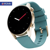 Ronin R-08 Always On Display Smart Watch +1 Free Black Strap with Every Watch (Golden Teal)
