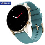 Ronin R-08 Always On Display Smart Watch +1 Free Black Strap with Every Watch (Golden Teal)