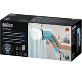 Braun QuickStyle 3 Garment Steamer, Quick Heat-Up, Smart iCare Technology, Handheld Garment Steamer, Vertical Ironing, Capacity 70ml, 1100 Watts - GS 3013