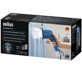 Braun QuickStyle 3 Pro Garment Steamer, Quick Heat-Up, Smart iCare Technology, Handheld Garment Steamer, Vertical Ironing, Capacity 70ml + 120ml, 1100 Watts - GS 3024