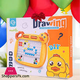 Kids Duck Magnetic Beads Drawing Board DIY Creative Puzzle Set – ITEM NO 2337
