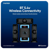 Faster E50 Theater 3.1 CH System Speaker 70W Powerd