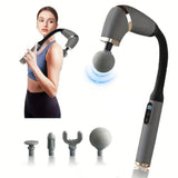 U-Shaped Massage Gun Deep Tissue with Extended Handle for Neck, Shoulder, Leg