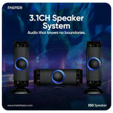 Faster E50 Theater 3.1 CH System Speaker 70W Powerd