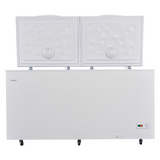 HAIER I Deep Freezer - Model HDF 545 DD Non-Inverter (19 Cubic Feet) -Double Door - Jumbo Full Freezer | 100 Copper Evaporator | 100 Hours Freezing Retention