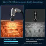 U-Shaped Massage Gun Deep Tissue with Extended Handle for Neck, Shoulder, Leg