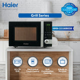 Haier 32L Grill HMN-32100BEGB (Large Capacity + Touch Press + Internal Light + Pull Handle Door) Microwave Oven