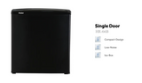 Haier mini fridge 66 Liters 2.3CF HR-66B Single door Refrigerator - Black