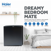 Haier mini fridge 66 Liters 2.3CF HR-66B Single door Refrigerator - Black